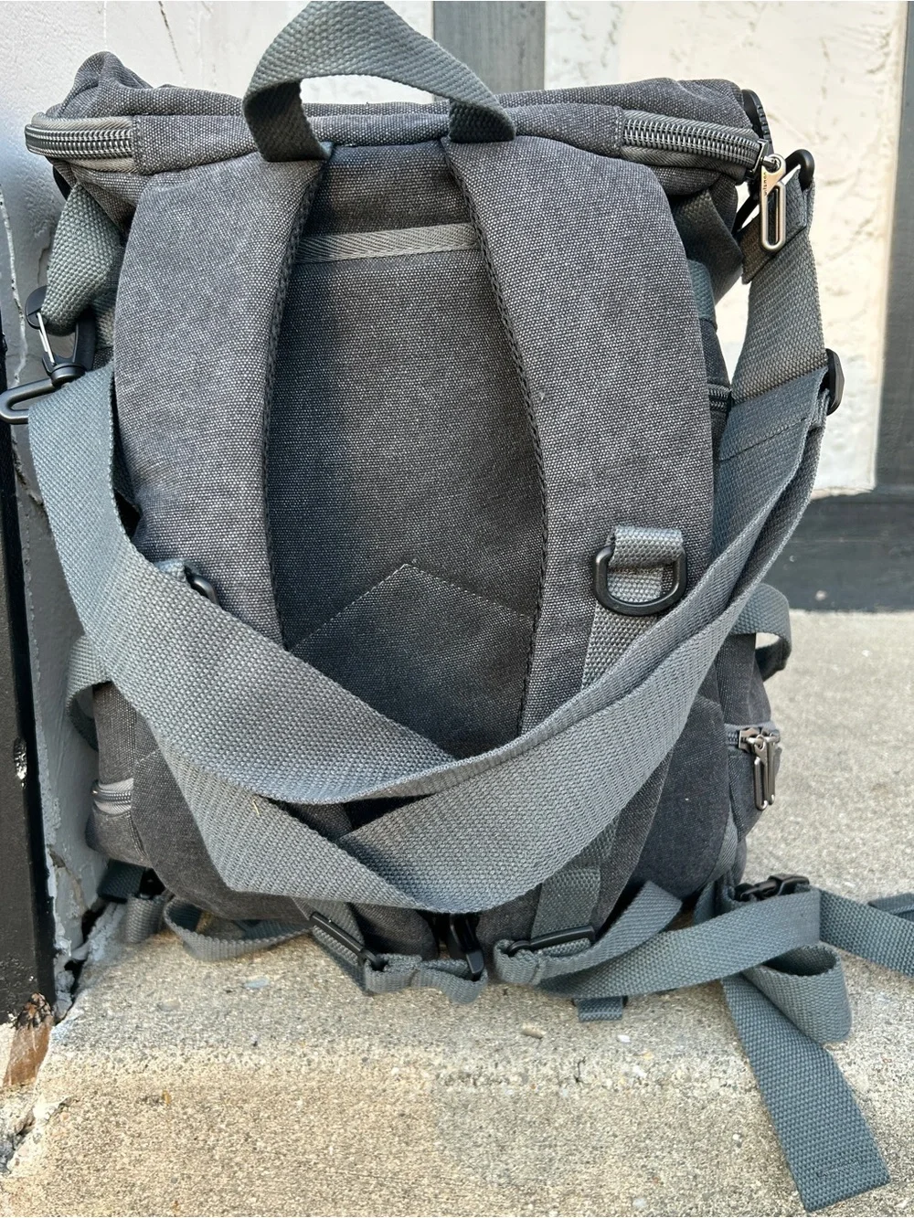 WITZMAN Travel Backpack for Men Women Carry on Luggage Backpack Canvas Rucksack